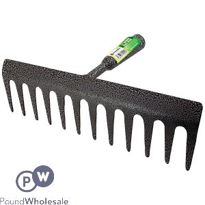 Marksman 12 Tooth Carbon Steel Rake Head 30cm