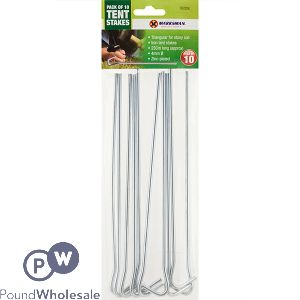 Marksman Iron Tent Pegs 10pc