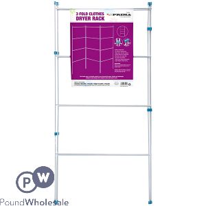 Prima 3-Fold Clothes Dryer Rack 155cm X 110cm