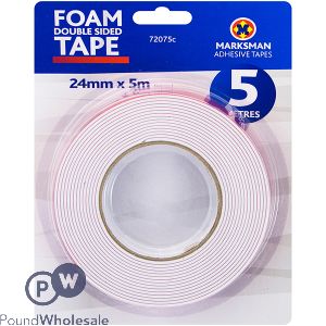 Marksman Foam Double-sided Tape 24mm X 5m