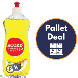 Acord Lemon Washing Up Liquid 750ml Pallet Deal