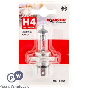 Roadster H4 12v 55w Halogen Car Light Bulb