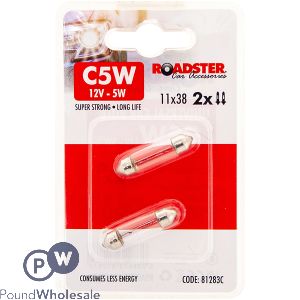 Roadster C5w 12v 5w 11 X 38 Car Light Bulb 2 Pack