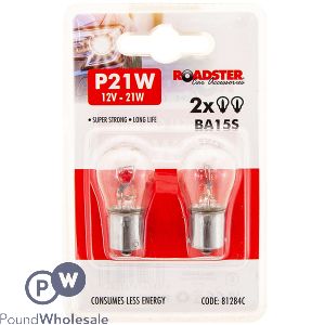 Roadster P21w 12v 21w Ba15s Car Light Bulb 2 Pack