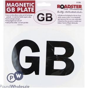 Roadster Magnetic GB Plate Sticker