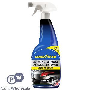 Goodyear Back-To-Black Bumper & Trim Plastic Restorer 750ml