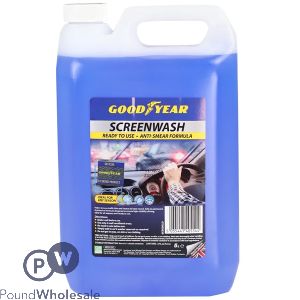 Goodyear Anti-Smear Blue Screenwash 5L