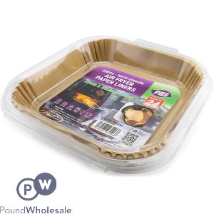PPS 20cm Square Paper Air Fryer Liners 24 Pack