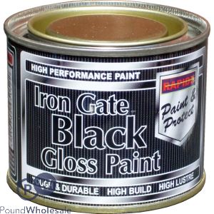 Rapide Iron Gate Black Paint 170ml