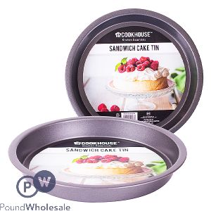 Cookhouse Non-Stick Sandwich Cake Tin 20.5cm