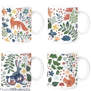 Mad About Mugs Straight Woodland Mug 11oz Assorted
