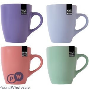 Mad About Mugs Matt Coupe Stoneware Mug 11oz Assorted Colours
