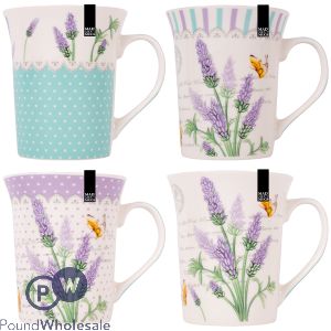 Mad About Mugs New Bone China Lavender Mug 13oz Assorted