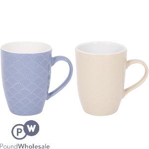 Mad About Mugs Stoneware Raised Mug 330ml Assorted
