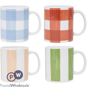 Mad About Mugs Brushstrokes Stripe Mug 11oz Assorted