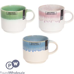 Mad About Mugs Stoneware Two Tone Reactive Mug 400ml Assorted Colours