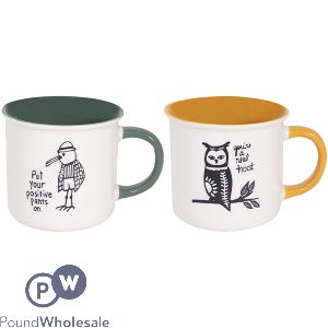 Mad About Mugs New Bone China Bird Character Mug 370ml Assorted