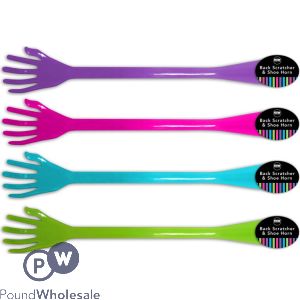 Back Scratcher & Shoe Horn 4 Assorted Colours