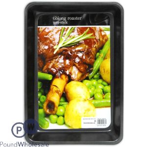 Non-Stick Oblong Roaster Large 37cm X 26cm