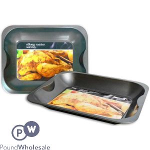 Non-Stick Oblong Large Roaster 36 X 28 X 4.5cm