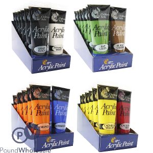Chiltern Arts Acrylic Paint In Tube Assorted 120ml