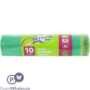 Bettina Strong Garden Sacks 80L 10 Pack
