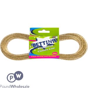 BETTINA REINFORCED STEEL CORE WASHING LINE 20M