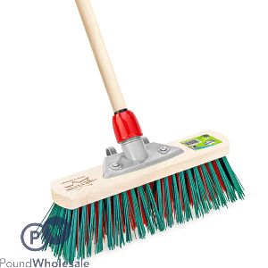 Bettina Wooden Outdoor Broom With Stick 29cm