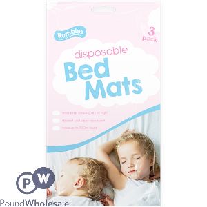 Rumbles Disposable Bed Mats 3 Pack