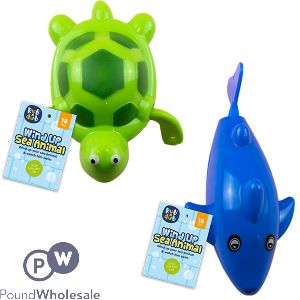 Rub A Dub Wind Up Sea Animal Bath Toy CDU Assorted