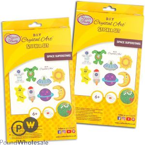 Craft Buddy Diy Crystal Art Space Superstars Sticker Set