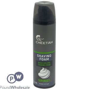 Cheetah Serengeti Moisturising Shaving Foam 250ml