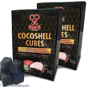 Big K Cocoshell Shisha Cubes 1kg 72 Cubes