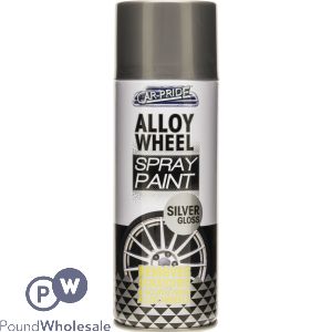 Car Pride Alloy Wheel Silver Gloss Spray Paint 400ml