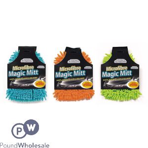 Car-Pride Microfibre Mitt 3 Assorted Colours