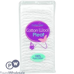 Cotton Tree 100% Cotton Wool Pleat 80g
