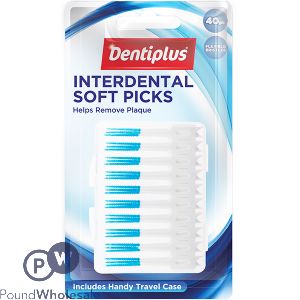 Dentiplus Interdental Soft Picks 40 Pack