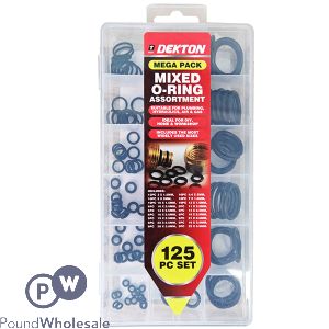 Dekton Mixed O-Ring Assortment 125pc