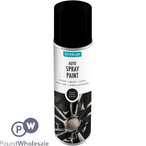 Overlay Black Stain Auto Spray Paint 400ml