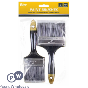 Bloc 3" & 4" Paint Brush Set 2 Pack