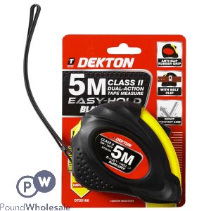 Dekton 5m Easy Hold Tape Measure