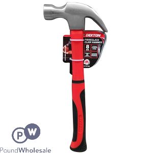 Dekton Fibreglass Claw Hammer 8oz