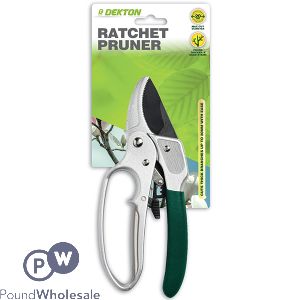 Dekton Stainless Steel Ratchet Pruner