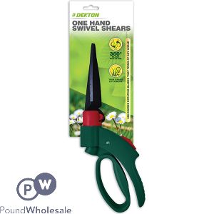 Dekton 360° Blade One Hand Swivel Garden Shears 34cm