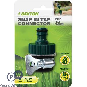 Dekton Universal 1/2" Snap-in Tap Connector