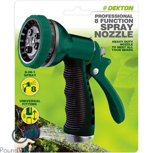 Dekton Universal Professional 8 Function Spray Nozzle