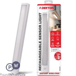 Dekton 120 Lumen Usb Rechargeable Sensor Led Light Bar 30cm