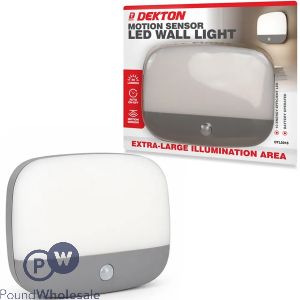 Dekton 80 Lumen Motion Sensor Led Wall Light Extra Large
