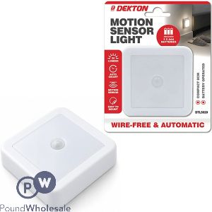 Dekton 30 Lumen Compact Cool White Motion Sensor Light 8cm