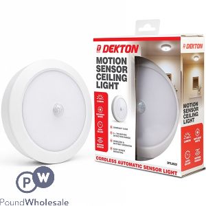 Dekton 150 Lumen Day Light Cordless Motion Sensor Ceiling Led Light 15cm